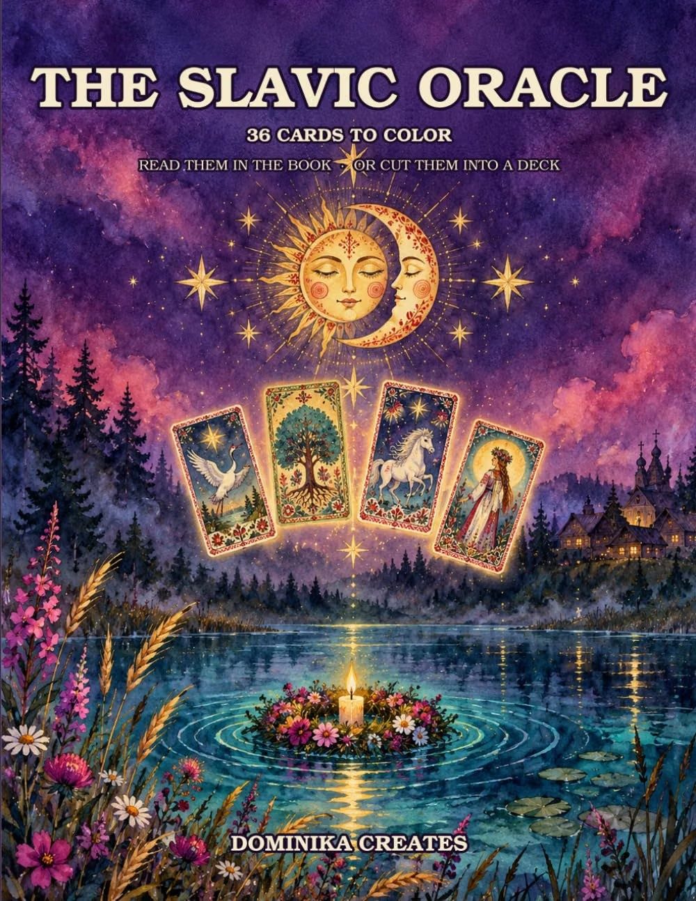 The Slavic Oracle coloring book cover
